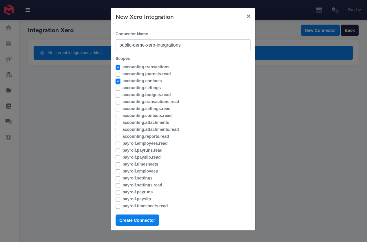 Create Integration