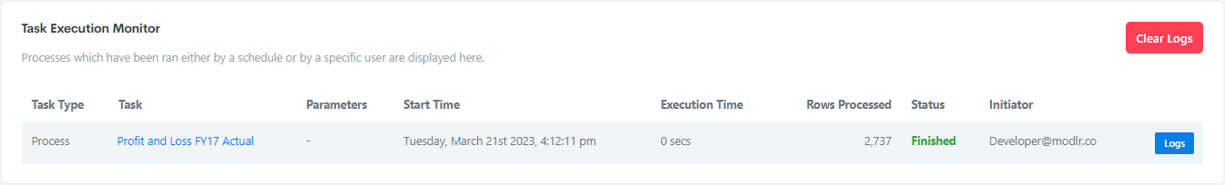 Process Logs