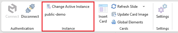 Instance Ribbon Group