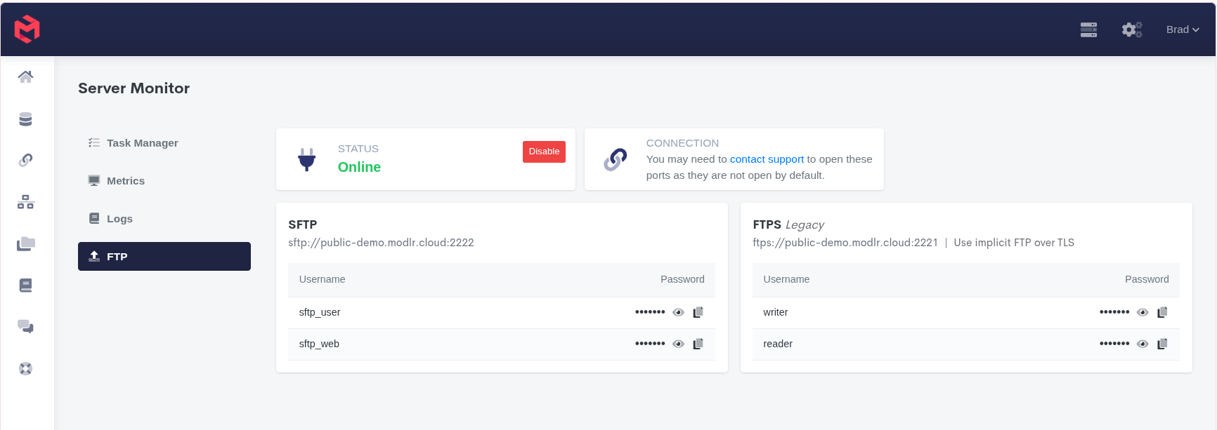 Server Monitor FTP